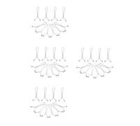 FOMIYES 40 pcs Waist Tightening Scarf Pins for Women Stylish U Shaped Scarf Clips Durable Hijab Accessories for Headscarves Shawls and Wraps