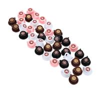 FOMIYES 40pcs Mini Resin Coffee Cups and Mugs Set Miniature Dollhouse Drink Cup Ornaments for Dollhouse Accessories and Tabletop Scene