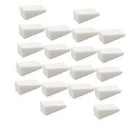 FOMIYES 48Pcs Gradient Nail Art Sponges Cosmetic Wedges for Manicure and Makeup Skin-friendly Soft Makeup Wedge Sponge for Natural and False Nails Fade Tool for Women
