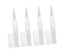 FOMIYES 4pcs 4ml Nail Oil Brush Pens Empty Cosmetics Liquids Container Refillable for Eyebrow Growth and Cuticle Care, Twist Brush Pen Set Suitable for Nail Art