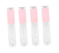 FOMIYES 4pcs 8ml Lip Gloss Empty Tubes Cosmetic Containers Small Refillable Lip Gloss Holders Portable for Travel and Daily Makeup Storage