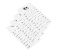 FOMIYES 4pcs Acrylic Eyelash Extension Display Boards with Elegant Camellia Design Durable Organizer for Beauty Salons and Home Use Easy to Grafting Storage Pallets