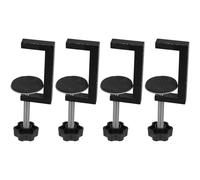 FOMIYES 4Pcs Adjustable Woodworking G-Clamp Set, Strong Mini Table Edge Clamps for Desktop and Workbench Woodworking, Compact Wood Corner Spring Clamps for Framing and Shaping