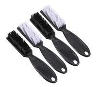 FOMIYES 4pcs Barber Neck Duster Hair Cleaning Brush Soft Nylon Broken Hair Remover for Home and Salon Use Lightweight Plastic Handle