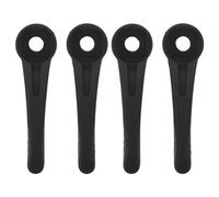 FOMIYES 4pcs Black Clipper Adjustment Lever Compatible with Wahl 8148/8591 Electric Clippers Precision Barber Clipper Height Adjuster Accessories for Professional Cutting