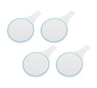 FOMIYES 4pcs Blue Circle Dry Erase Scoreboard Kit 15x25cm Single-Sided Mini Handheld Whiteboards for Quick Response Voting and Office Presentation