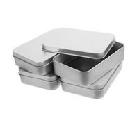FOMIYES 4pcs Box Empty Tinplate Candy Treats Packing Boxes for Years Eve Party Decor Really Useful Organiser