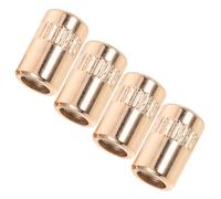 FOMIYES 4pcs Brass Electric Guitar Knobs for Replacement Guitar Toggle Knobs for Band Gig Recording Studio and Home Practice