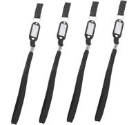 FOMIYES 4Pcs Cane Wrist Straps Lost Lanyards with Contact Info Tag for Elderly Walking Stick Safety Outdoor Use