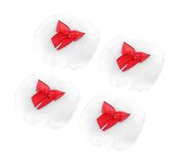 FOMIYES 4pcs Creative Makeup Applicator Beauty Foundation Puff Velour Supple Powder Puff Kind of Loose Powder