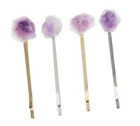 FOMIYES 4pcs Crystal Stone Hair Pins for Women Elegant Metal Bobby Pins with Durable Workmanship Classic Color Hair Clips for Various Hairstyles and Occasions Stylish Accessories for