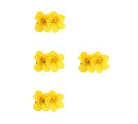 FOMIYES 4pcs Daffodil Hairpin Botanical Faux Narcissus Floral Hair Clip for Women Side Bangs Hairpin for Hanfu Chinese Traditional Headdress Manage Loose Bangs Look Multi Occasion