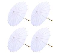 FOMIYES 4Pcs DIY Blank Paper Umbrella for Painting Oiled Paper Umbrella for Creative Fun for School Projects and Imaginative Play