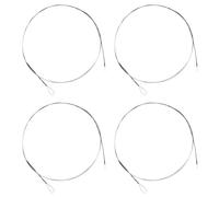 FOMIYES 4pcs Erhu String Full Set Metal Replacement Strings Chinese Erhu 2 Inner and 2 Outer Musical Instrument Accessories for Traditional Performance Random Color