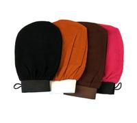 FOMIYES 4pcs Exfoliating Bath Gloves Scrubber Set, Viscose Fiber Dead Skin Remover Mitts for Deep Cleansing and Massage, Multi-color Shower Gloves for Women and Men Spa Bath Care