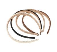 FOMIYES 4pcs Face Wash Headband Knitted Spa Headband for Girls Soft Non-slip Head Cover for Facial Skincare Fashion Hair Bands