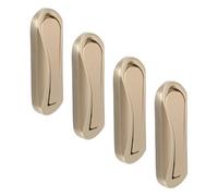 FOMIYES 4pcs Foldable Zinc Alloy Wall Hooks, Heavy Duty Fold-up Coat and Towel Hangers, Space-Saving Hidden Folding Hooks for Keys, Bags, Hats, Bathrobes, Kitchen and Bathroom Use