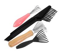 FOMIYES 4pcs Hair Brush Cleaner Tool Claw Cleaner for Detangling Hair Removal Brush Cleaning Comb for Pet Grooming