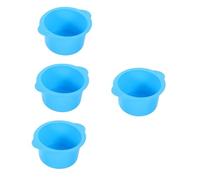 FOMIYES 4pcs Hair Removal Wax Warmer Bowl Large Capacity Silicone Wax Warmer Liner Replacement Bowl for