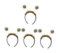 FOMIYES 4pcs Halloween Sequin Boppers Headband with Bee and Ladybug Party Hair Accessory for Adults for Carnival Cosplay Weddings and Festivals