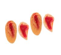 FOMIYES 4pcs Halloween Wound Stickers Horrible Latex Temporary Body Decorations for Costume Party Realistic Blood Injury Make up Random Style