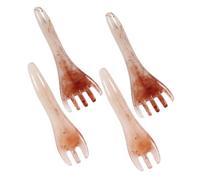 FOMIYES 4pcs Handheld Scalp Massage Comb with Three and Five Prong Scraping Boards for Deep Relaxation and Head Acupoint Care Portable Tool for Men and Women