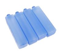 FOMIYES 4pcs Ice Cooling Pack Reusable Lightweight Pe Rubber Ice Blocks Blue Cooler Accessories for Fruit and Vegetable Storage