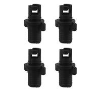 FOMIYES 4pcs Inflatable Boat Air Valve Adapter Kit, Paddle Board Pump Connector, Small Watercraft and Surfboard Inflation Valve Nozzle Replacement for Dinghy and Surfboard