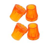 FOMIYES 4pcs Large Tire Tread Crutch Feet Mat Rubber Covers Non Slip Protective Caps for Walker Legs Skid Durable Floor Protectors Suitable for Hard Surfaces Parquet Laminate