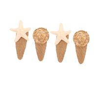 FOMIYES 4pcs Mermaid Hair Clip Set for Women Girls Seashell Headpiece Little Mermaid Accessories Beach Vacation Hair Accessories Hawaii