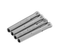 FOMIYES 4pcs Nail Drill Chuck Stainless Steel Spring Collet for Manicure Machine Accessories Secure Three-jaw Clamping for Stable Rotation and Quick Bit Replacement Suitable for Salon and
