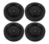 FOMIYES 4pcs Nylon Bearing Pulley Wheels for Gym Cable Machine, Wear-resistant Exercise Equipment Attachments for Weight Lifting, Compatible with Home and Commercial Strength Training