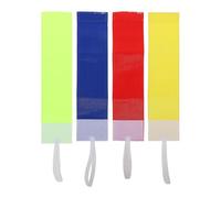 FOMIYES 4pcs Nylon Captains Armbands for Adults, Elastic Team Leader Arm Bands Hook and Loop Closure, Multicolour Sports Accessories for Football and Soccer Team Competition