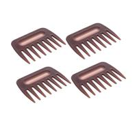 FOMIYES 4pcs Professional Men S Hair Styling Comb Wide Tooth Texture Comb for Slicked-back Textured Oil Head Hairstyles Portable Plastic Hair Tools for Barbers Travel-friendly Detangling