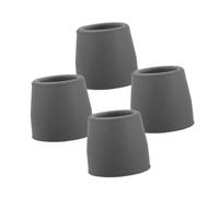 FOMIYES 4pcs Rubber Walker Tips Replacement Accessories for Crutches Canes and Standard Walkers Non-Slip Mobility Pads with Versatile Fit for Enhanced Stability