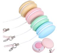 FOMIYES 4pcs Screen Cleaners for Phone and Laptops, Silicone and Pp Macaron Cleaning Tool with Lanyard, Buckle and Lid, Convenient to Carry for Camera Lenses and Gift Use Random Color