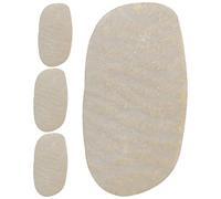 FOMIYES 4pcs Sheepskin Violin Bridge Pads Cello String Pads String Instruments Accessory Beginner to Professional Use