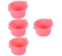 FOMIYES 4pcs Silicone Bowl for Wax Warmer Hair Removal Waxing Bowl Replacement Liner
