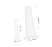 FOMIYES 4pcs Silicone Facial Cupping Set Strong Suction Massage Cups for Face and Eye Therapy Portable Anti-Aging Beauty Tool for Home and Travel Skincare Routine