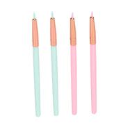 FOMIYES 4pcs Silicone Lip Brush Lipstick Brush Lip Mask Lipstick Applicator Eye Shadow Applicator Makeup Tools Gloss for Travel and Daily Use