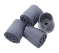 FOMIYES 4Pcs Sturdy Rubber Tips for Shower Chair and Cane, 24Mm Inner Diameter, Anti-Slip Feet Covers for Elderly Bath Seat, Portable Design, Protects Floors and Ensures Stability