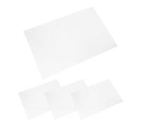 FOMIYES 4pcs Sublimation Aluminum Plates 0.4mm Thick 200x300mm White Pearl Metal Blanks for Heat Transfer Crafts and Custom Photo Signs