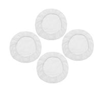 FOMIYES 4pcs Unisex Elastic Mesh Cap for Food Service Workers White Chef Hat Baking Hair Nets