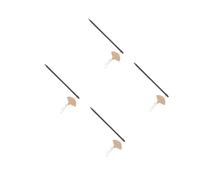 FOMIYES 4pcs Vintage Wooden Chinese Hair Stick with Tassel Elegant Traditional Hairpin for Womens Bun Hairstyles Stylish Hanfu Accessory Reflecting Classical Aesthetics and Comfort