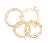 FOMIYES 4pcs Waist Beads Chain for Women Bikini Waist Beads for Summer Beach Outfits