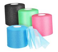 FOMIYES 4Rolls Shockproof Wrap Tapes Athletic Tape for Baseball Soccer and Sports Breathable Thickened High Elasticity Pre Wrap for Injury Prevention and Hair Tying