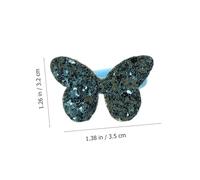 FOMIYES 5 Pairs High Elastic Glitter Hair Ties for Rainbow Gradient Sparkle Ponytail Holders with Stars and Hearts Soft Scrunchies for Thick Hair Cute Accessories
