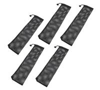 FOMIYES 5 Pcs Birds Feeding Pouch Hanging Bird Feeder Mesh Bags Made of Tear-Resistant Nylon Easy to Open and Close