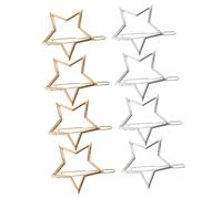 FOMIYES 5-star Girl Hairpin Collection 8pcs Alloy Hairpin Set Versatile Hair Accessories for Women