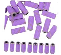 FOMIYES 50 pcs Small Nail Sanding Bands Portable Mini Grit Rings for Manicure Acrylic Nail Grinding and Gel Polish Removal Lightweight and Compact for Salon and Home Use